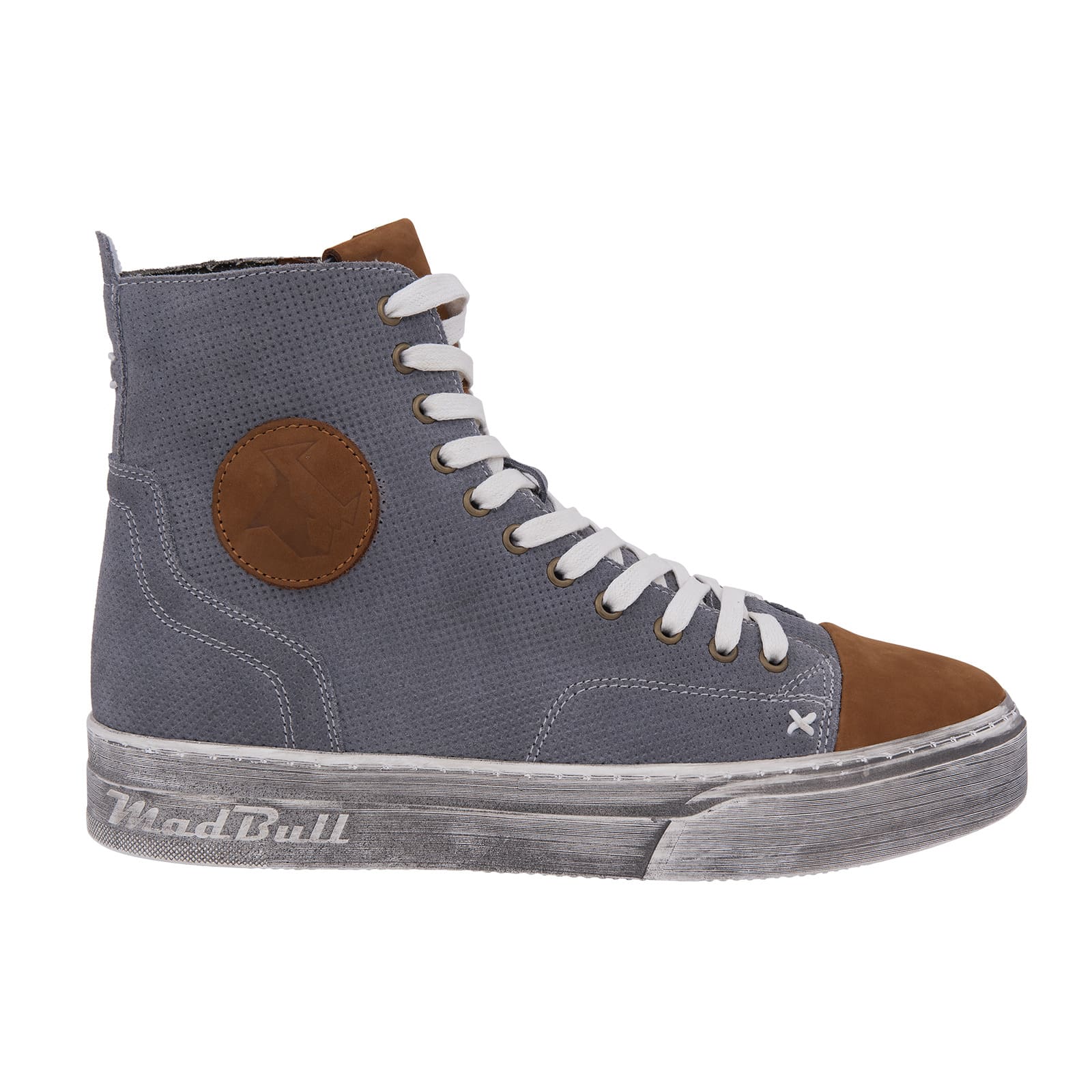 Кеды кожаные MadBull LX Grey