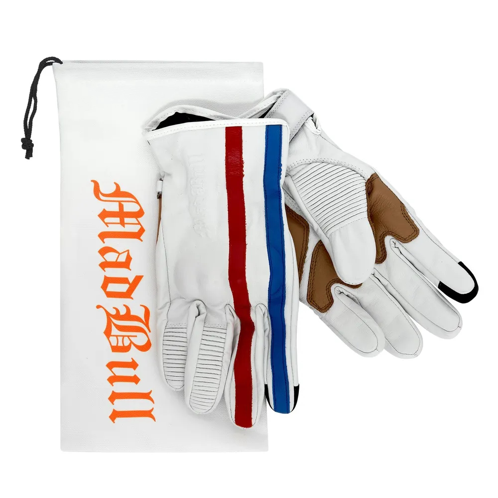 Перчатки мотоциклетные MadBull EASY RIDER White