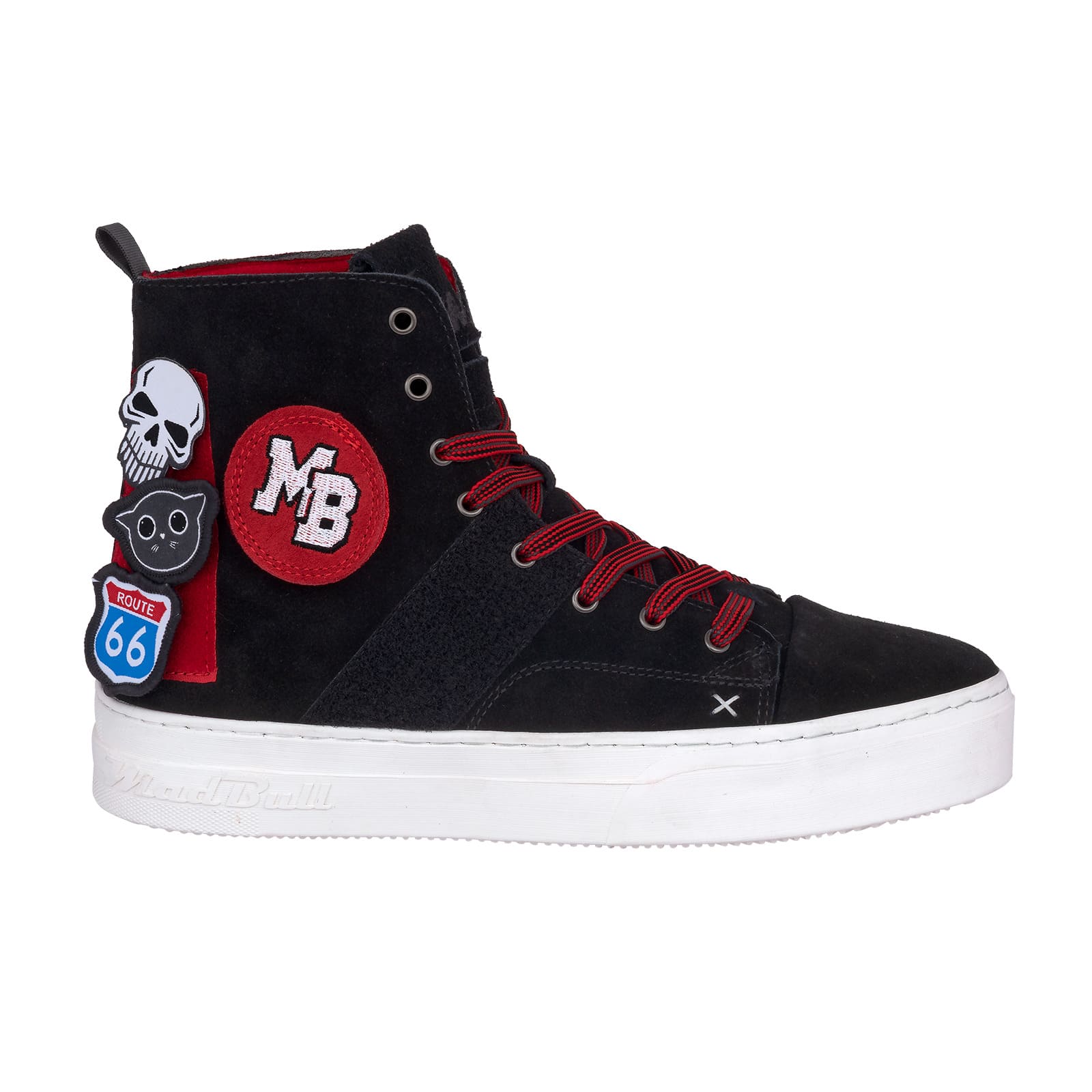 Кеды MadBull URBAN LX Velcro Black/Red