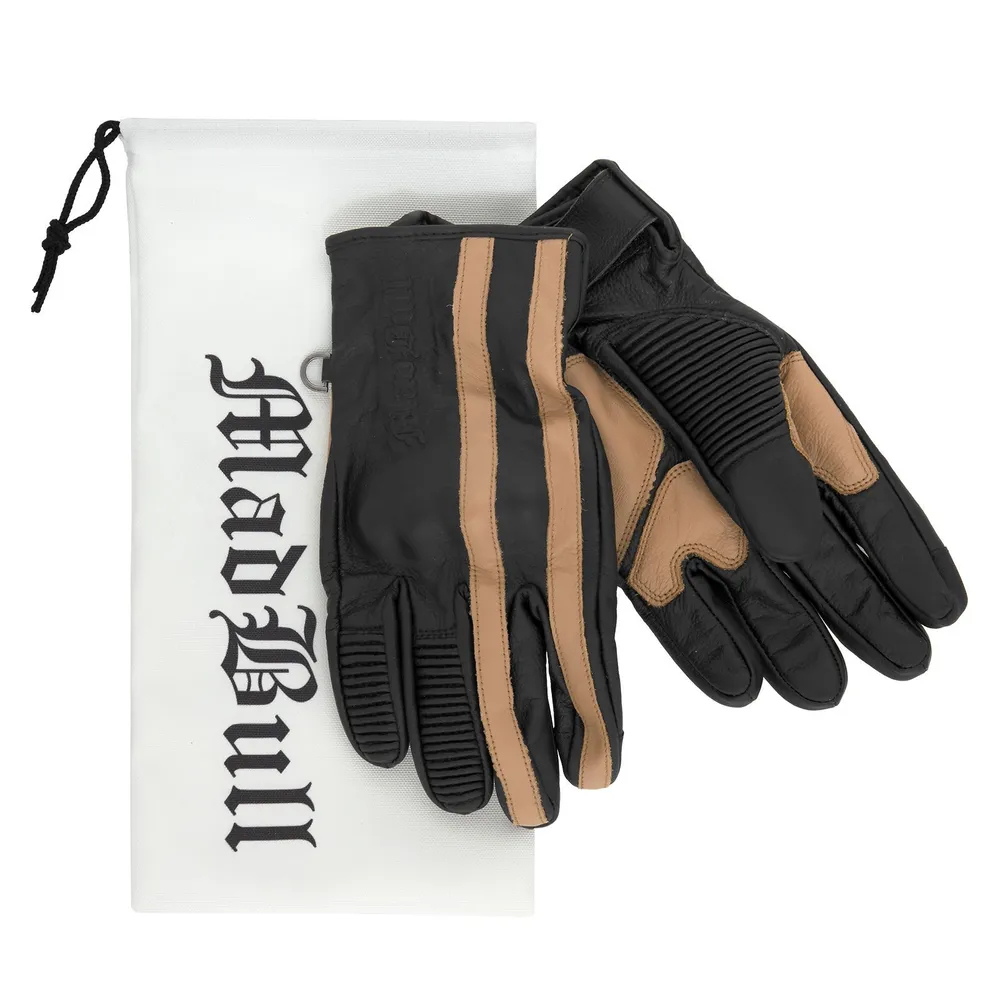 Перчатки мотоциклетные MadBull EASY RIDER Black