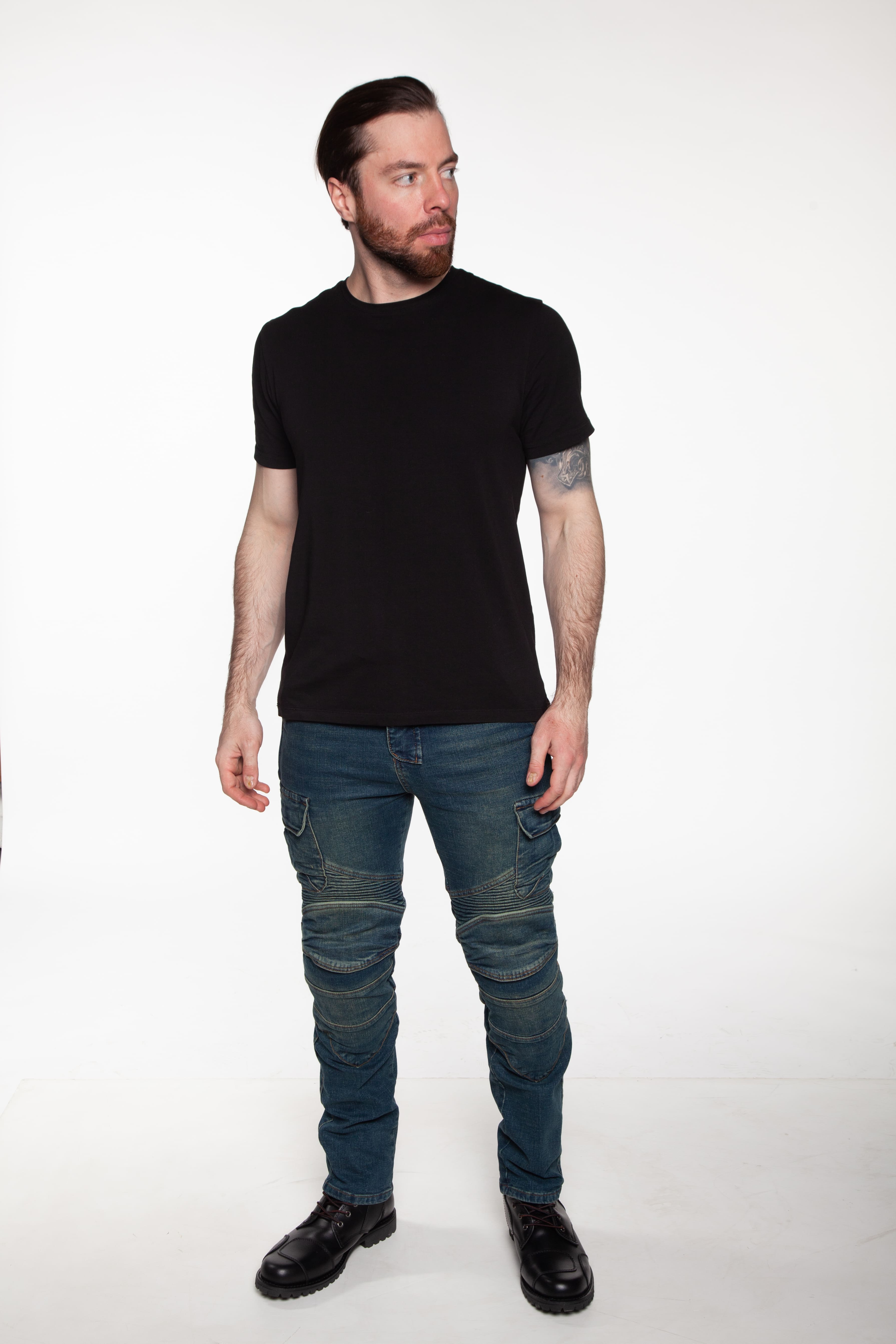 Мотобрюки MadBull Stratum Jeans Denim