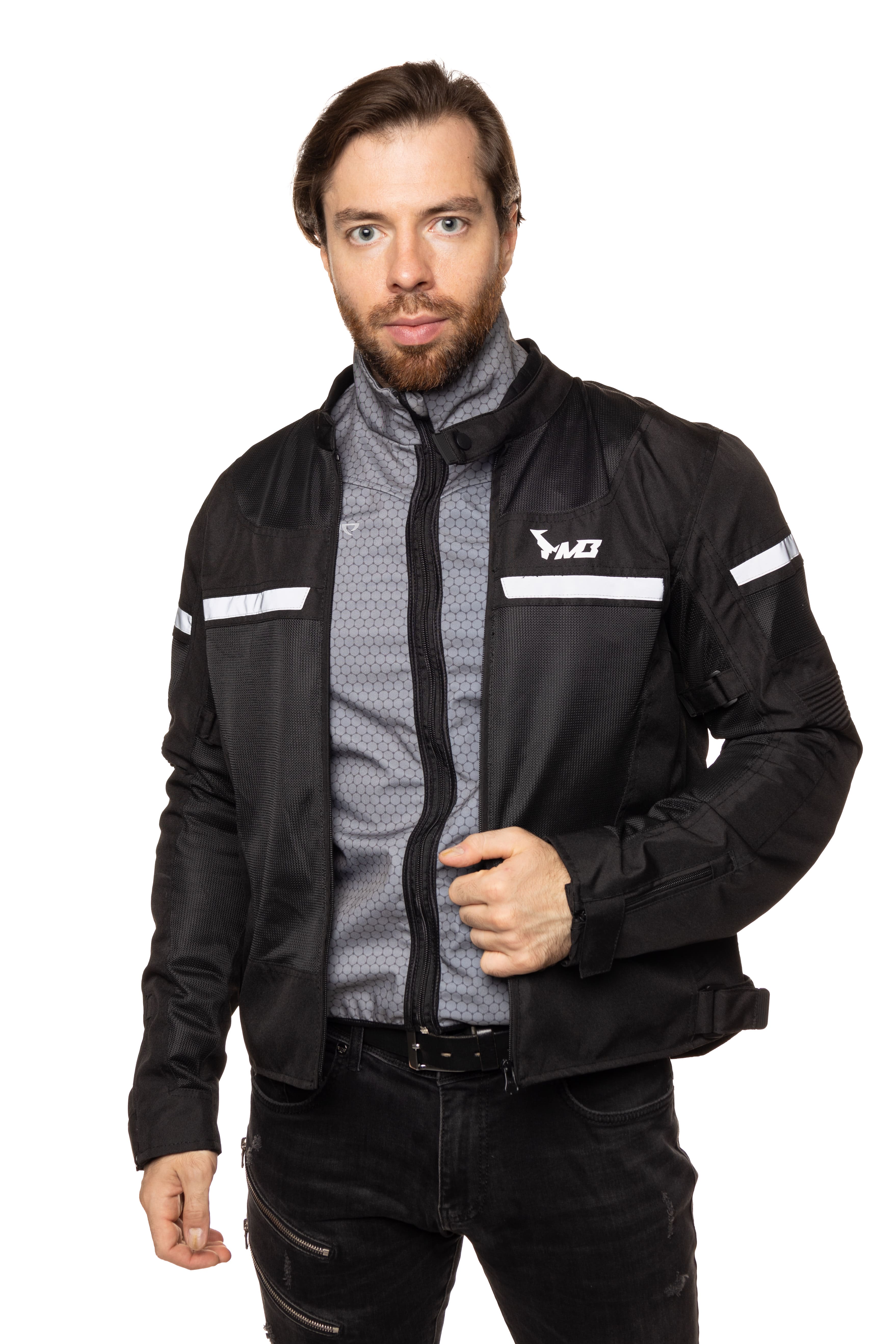 MadBull Astray Black Куртка мужская мотоциклетная