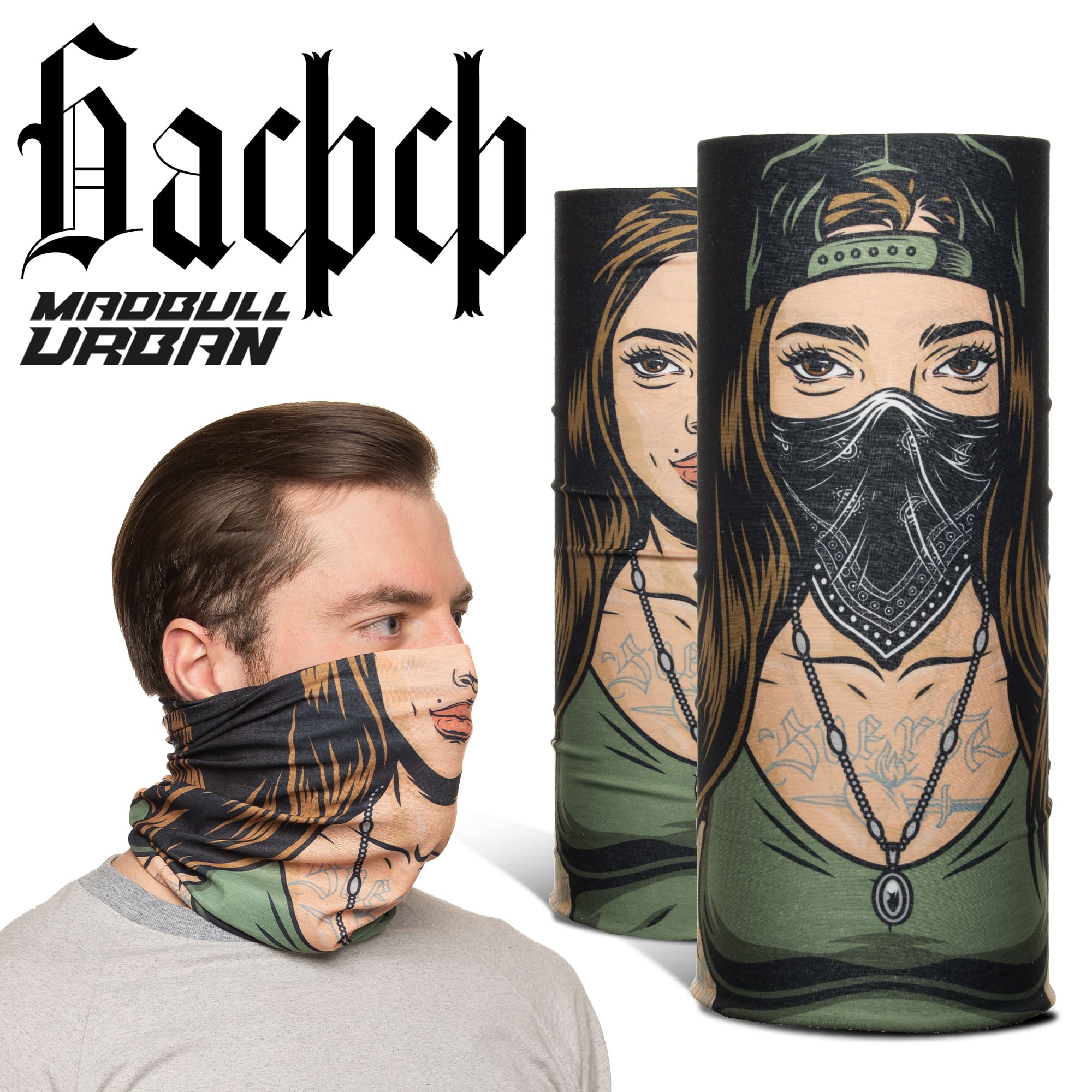 Бафф GIRL WITH BANDANA