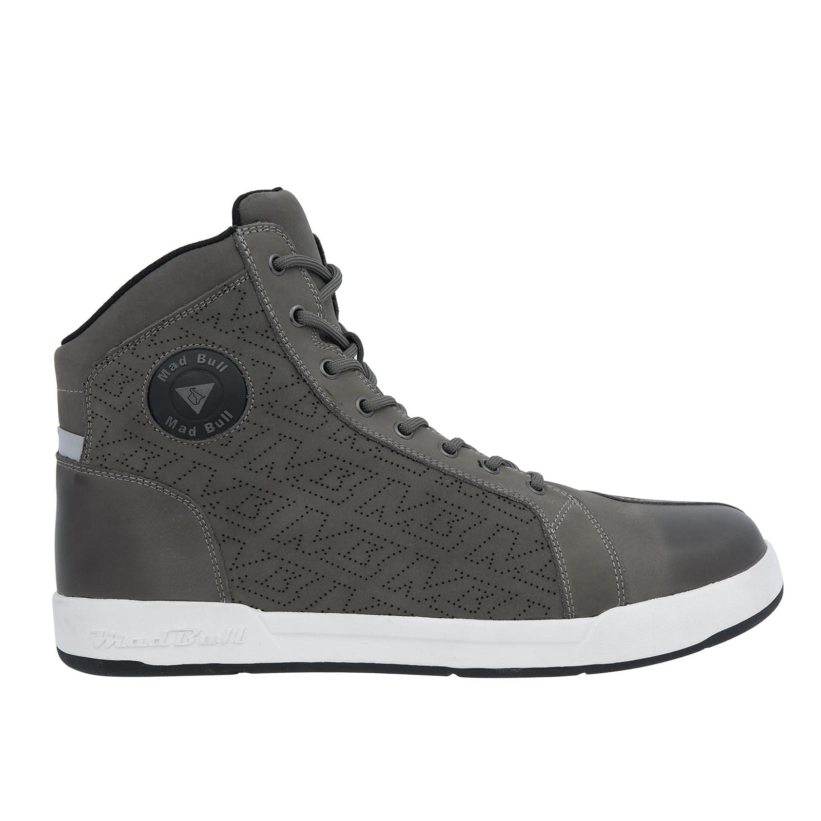 Кеды мотоциклетные кожаные AERO Grey MadBull