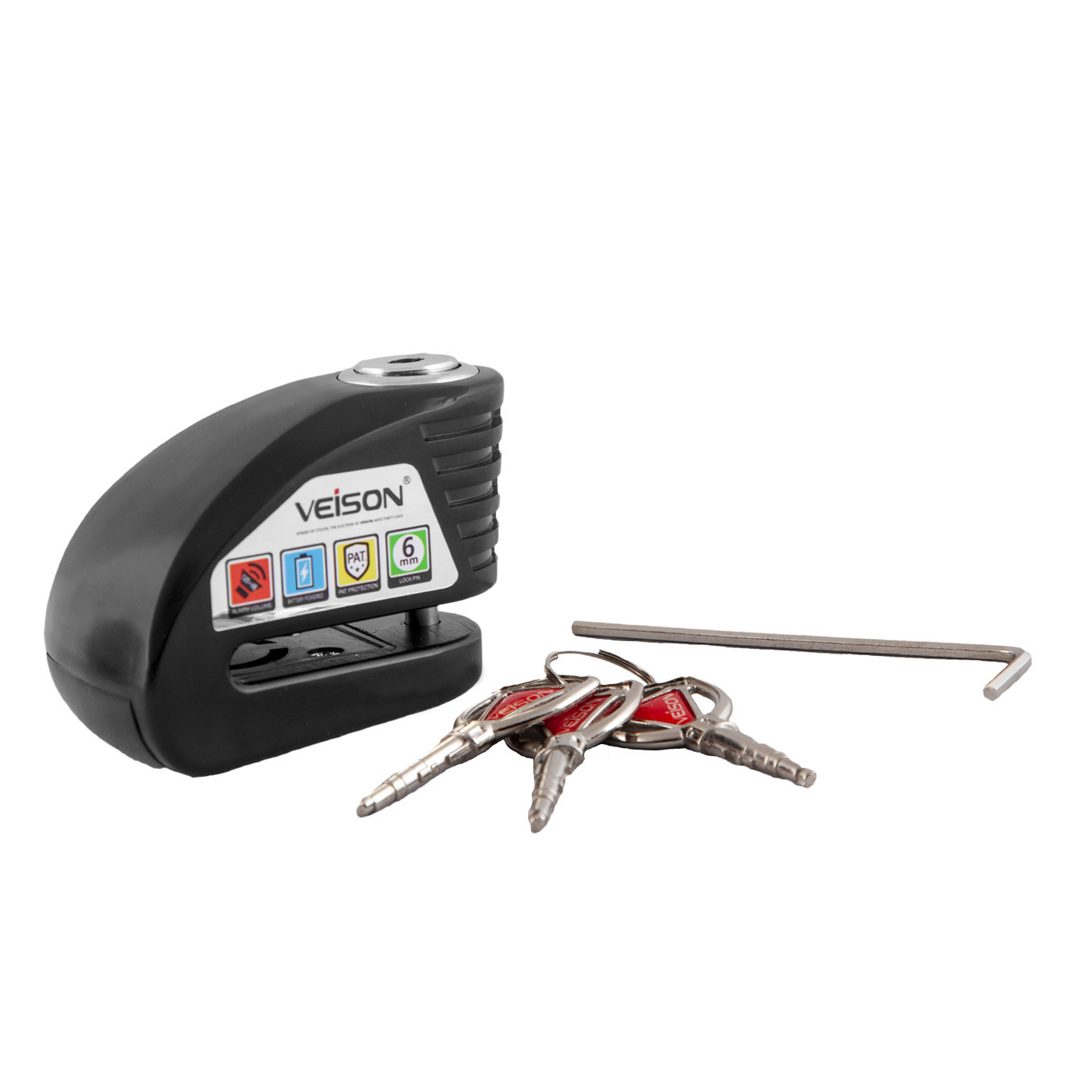 Навесной замок для мотоцикла DX8-3-1